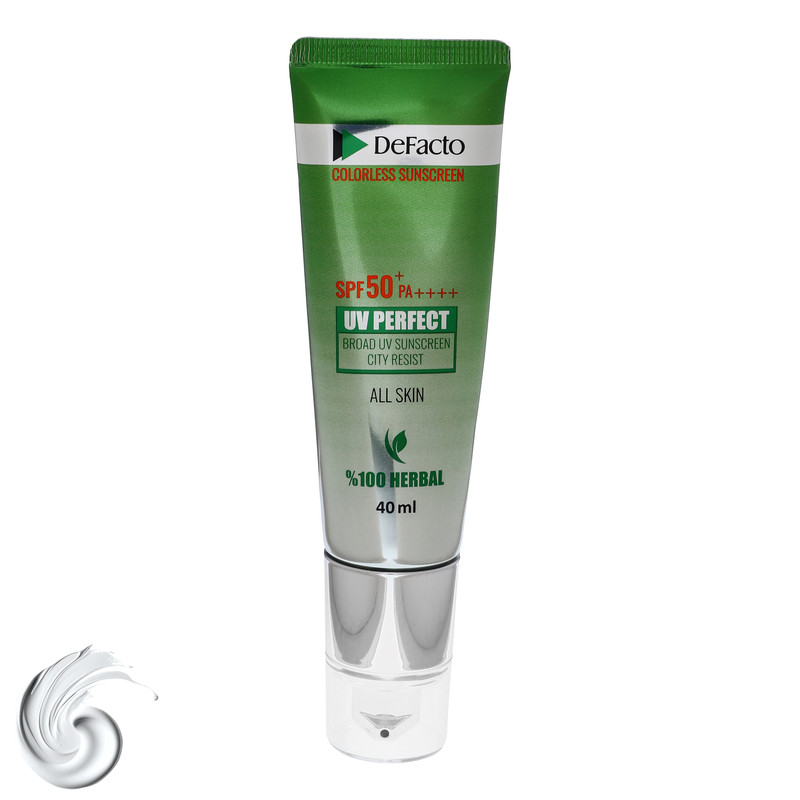کرم ضد آفتاب بی‌رنگ دیفکتو SPF 50 مدل professional ‌مناسب برای انواع پوست‌ حجم 40 میلی‌لیتر