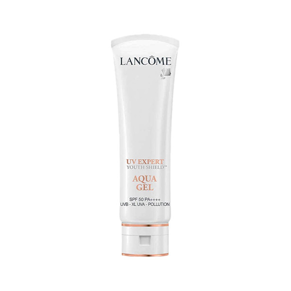 ژل ضد آفتاب بی رنگ لانکوم SPF50 مدل AQUA GEL مناسب انواع پوست حجم 50 میلی لیتر
