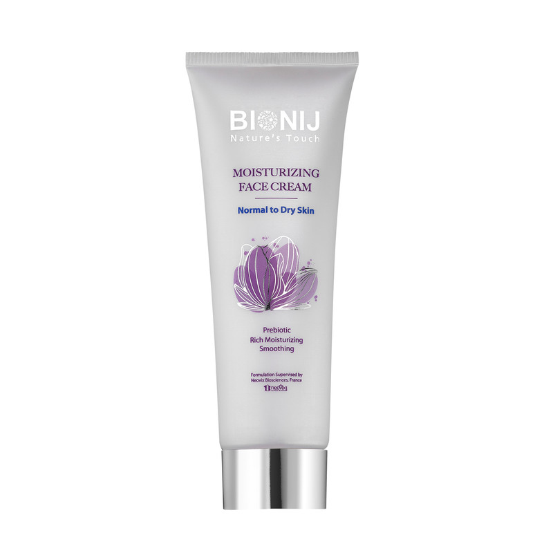 کرم مرطوب‌کننده صورت بیونیج مدل prebiotic مناسب برای پوست‌ معمولی تا خشک حجم 50 میلی‌لیتر