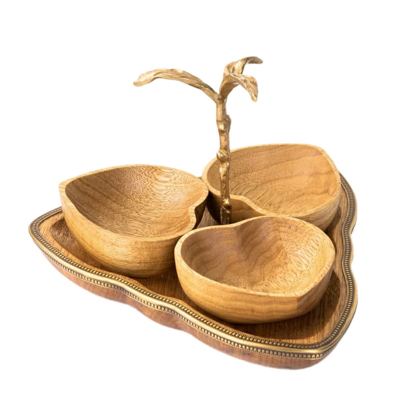آردوخوری چوبی گلد کیش مدل گلدن برد قلب GK829416