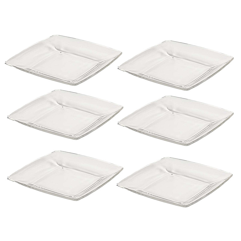 پیش دستی لیمون مدل شیشه ای کد HS2155 مجموعه 6 عددی