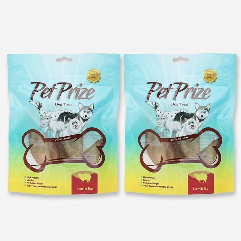تشویقی سگ پت پرایز مدل Lamb Ear وزن 40 گرم بسته 2 عددی