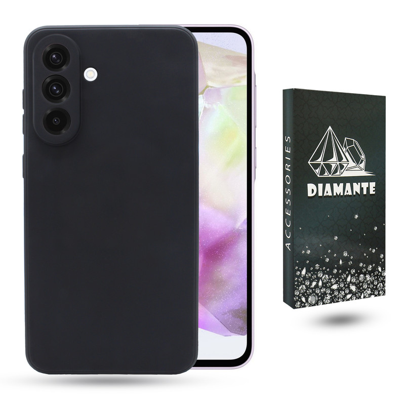 کاور دیامانته مدل Sili2 Navy مناسب برای گوشی موبایل سامسونگ Galaxy A56