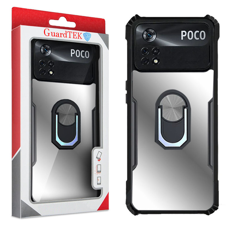 کاور گاردتک اساک مدل AntiShock Magnet Holder مناسب برای گوشی موبایل شیائومی Poco X4 Pro