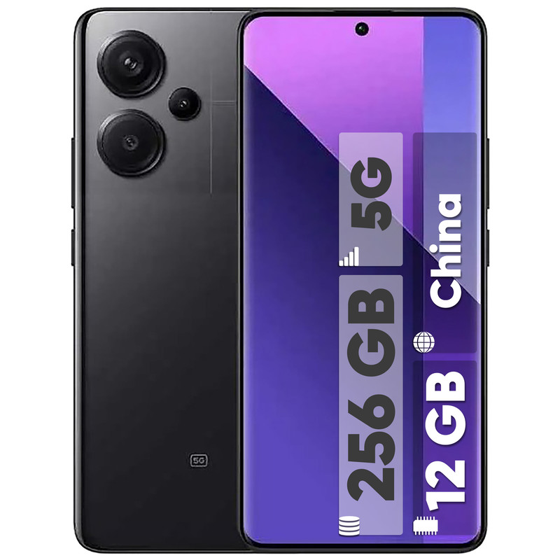 گوشی موبایل شیائومی مدل Redmi Note 13 Pro Plus 5G دو سیم کارت ظرفیت 256 گیگابایت و رم 12 گیگابایت - پک چین و رام گلوبال