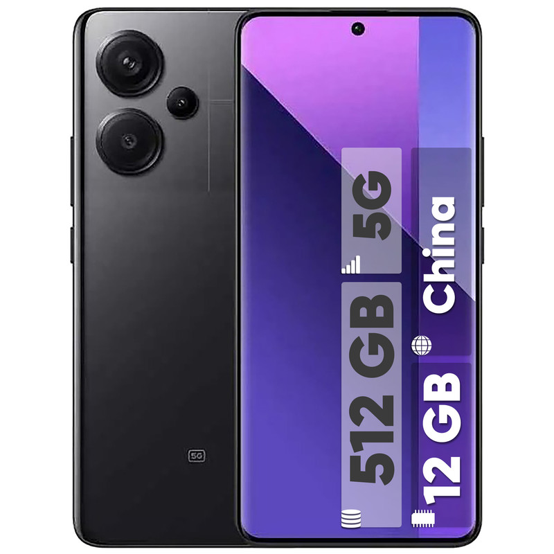 گوشی موبایل شیائومی مدل Redmi Note 13 Pro Plus 5G دو سیم کارت ظرفیت 512 گیگابایت و رم 12 گیگابایت - پک چین و رام گلوبال
