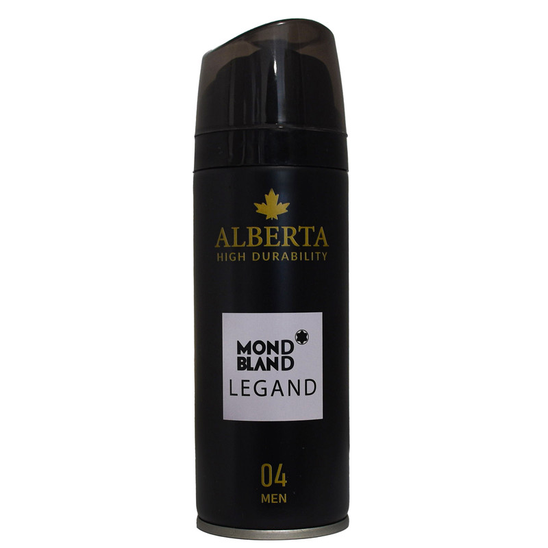 اسپری بدن مردانه آلبرتا مدل MOND BLAND LEGAND حجم 200 میلی‌لیتر