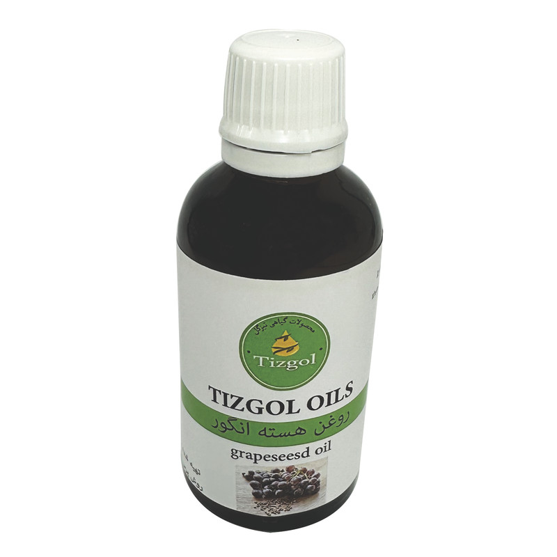 روغن هسته انگور تیزگل مدل سنتی حجم 50 میلی لیتر