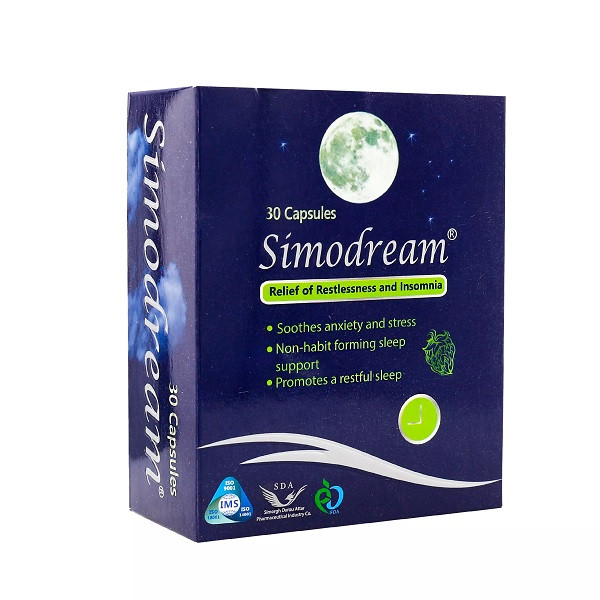کپسول سیمودریم سیمرغ دارو بسته 30 عددی
