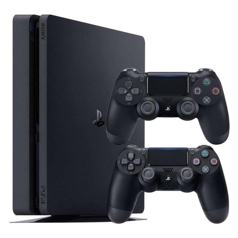 کنسول بازی سونی مدل Playstation 4 Slim کد Region 2 CUH-2200A ظرفیت 500 گیگابایت به همراه دسته اضافه