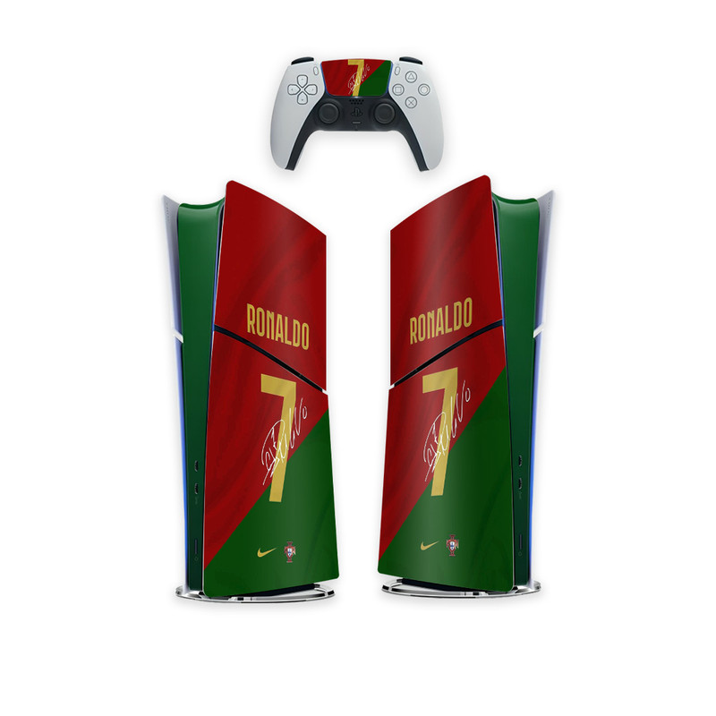 برچسب کنسول بازی پلی استیشن 5 اسلیم کایمون مدل CR7 کدP5S045 بسته 6عددی