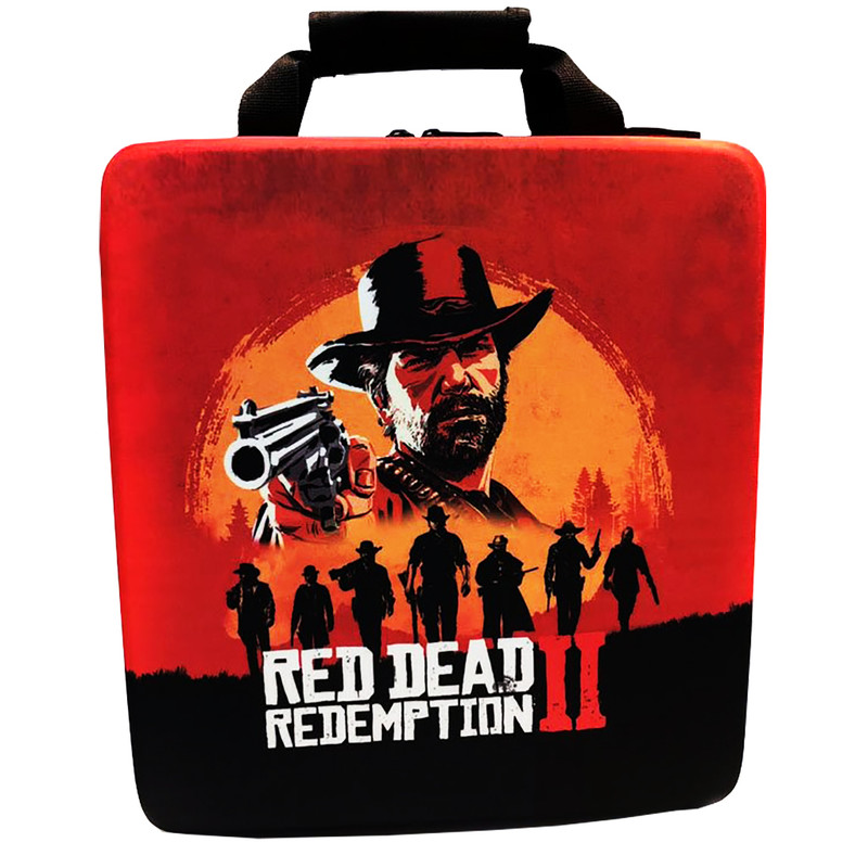 کیف حمل پلی استیشن 4 Pro طرح red dead 2