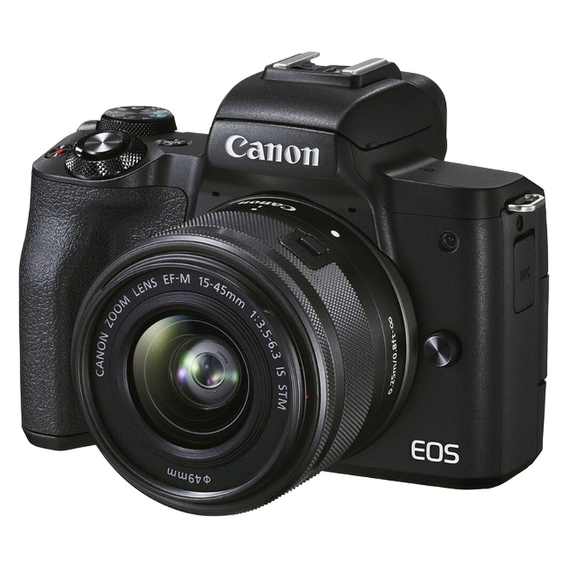 دوربین دیجیتال بدون آینه کانن مدل EOS M50 Mark II kit 15-45mm f/3.5-6.3 IS STM