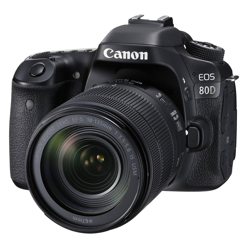 دوربین دیجیتال کانن مدل Eos 80D EF S به همراه لنز 18-135 میلی متر f/3.5-5.6 IS USM