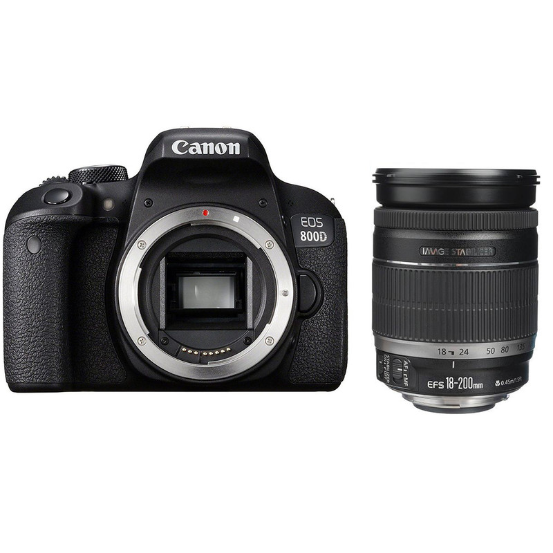 دوربین دیجیتال کانن مدل Eos 800D به همراه لنز 200-18 EF-S میلی متر IS