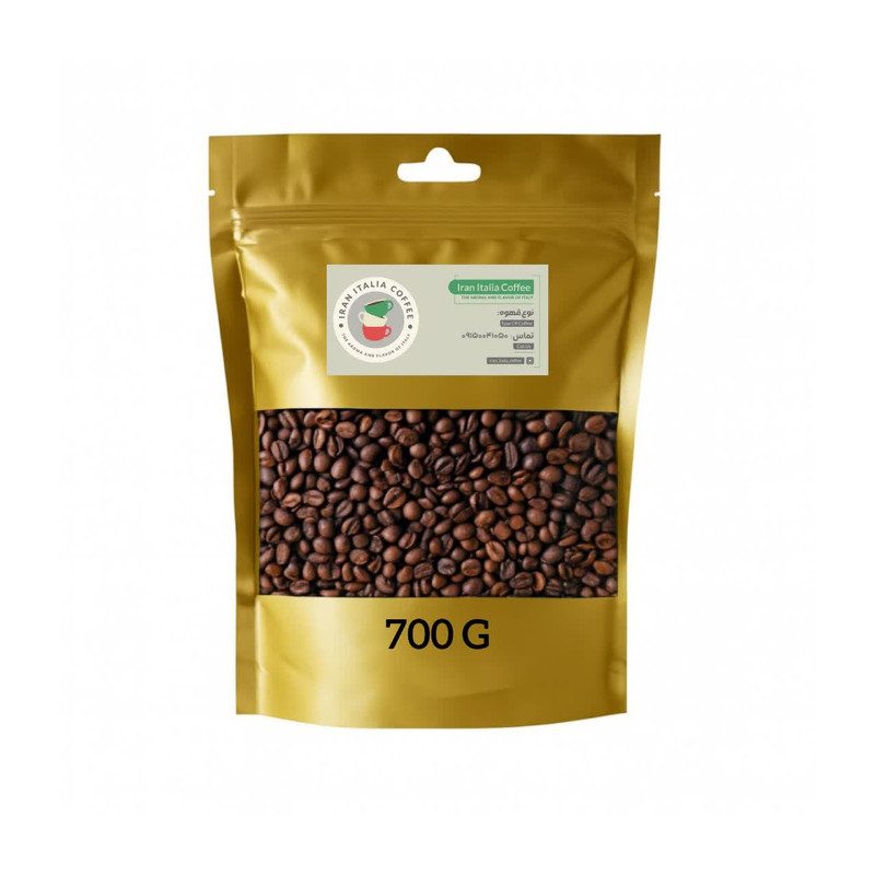 دانه قهوه فول کافیین ایران ایتالیا - 700 گرم