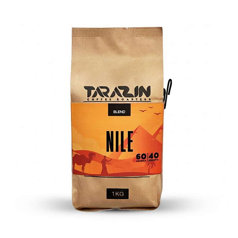 دانه قهوه 60% عربیکا 40% روبوستا تارازین - 1000 گرم