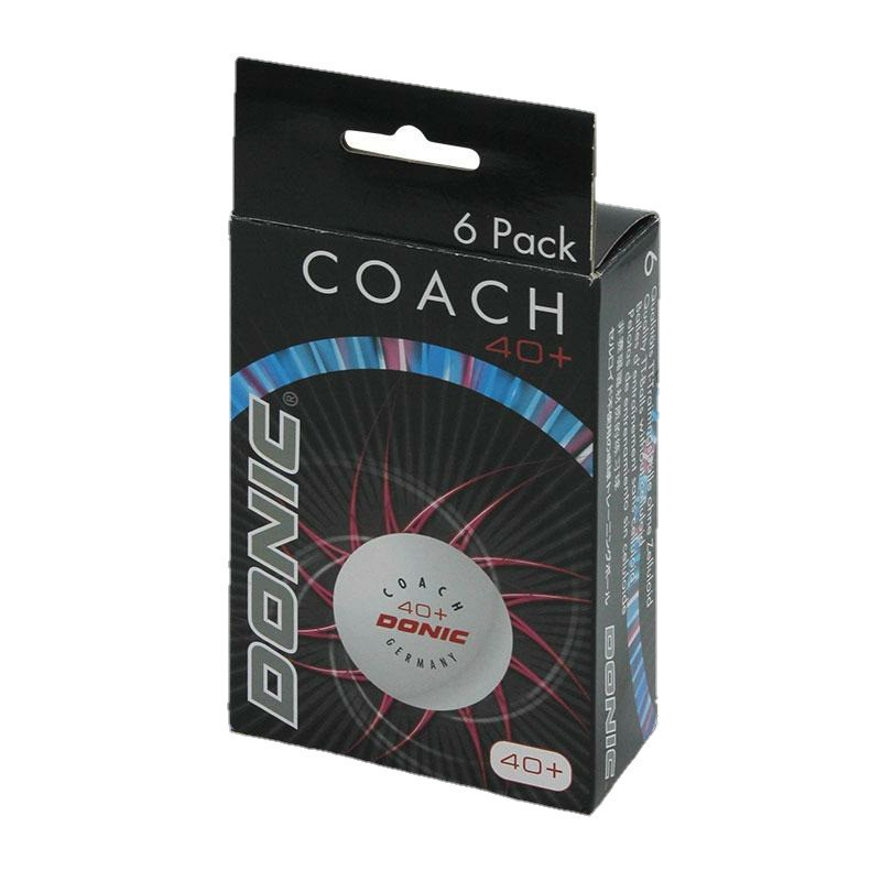توپ پینگ پنگ دونیک مدل +COACH 40 بسته ۶ عددی