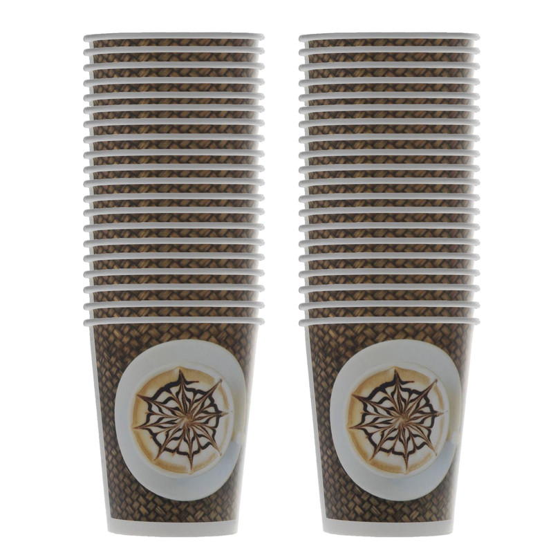 لیوان یکبار مصرف کاغذی الین پلاست مدل KGH2-40 بسته 40 عددی