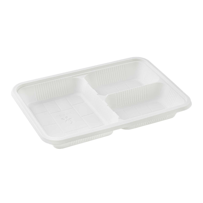 ظرف یکبار مصرف آملون مدل گیاهی سه خانه بسته 150 عددی