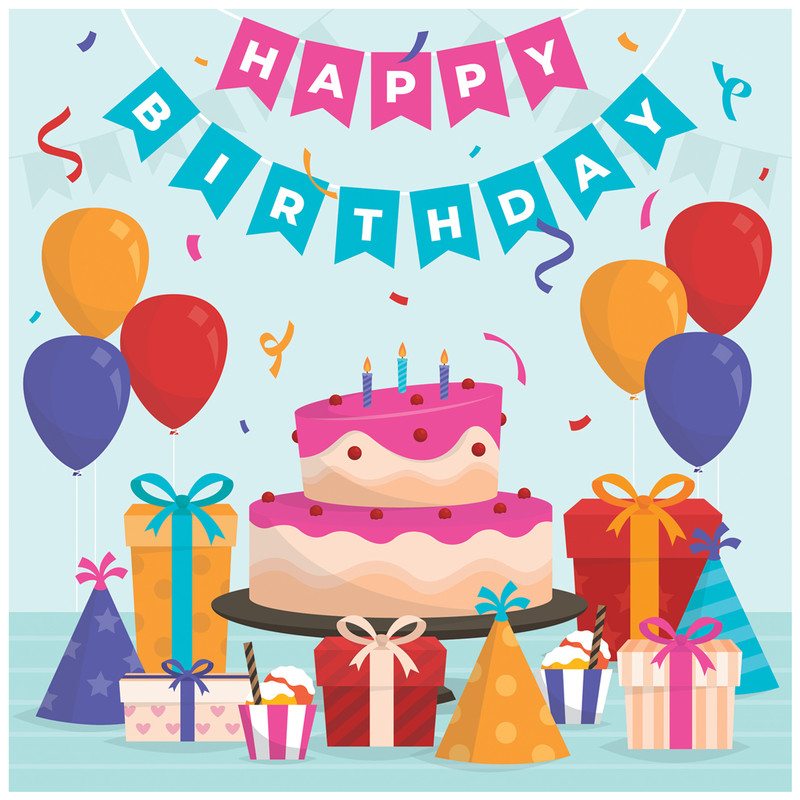 بنر تم تولد طرح HAPPY BIRTHDAY کد 1089