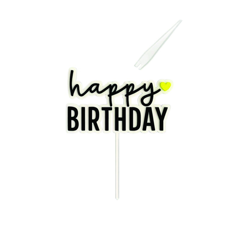 تاپر مدل Happy Birthday کد 04