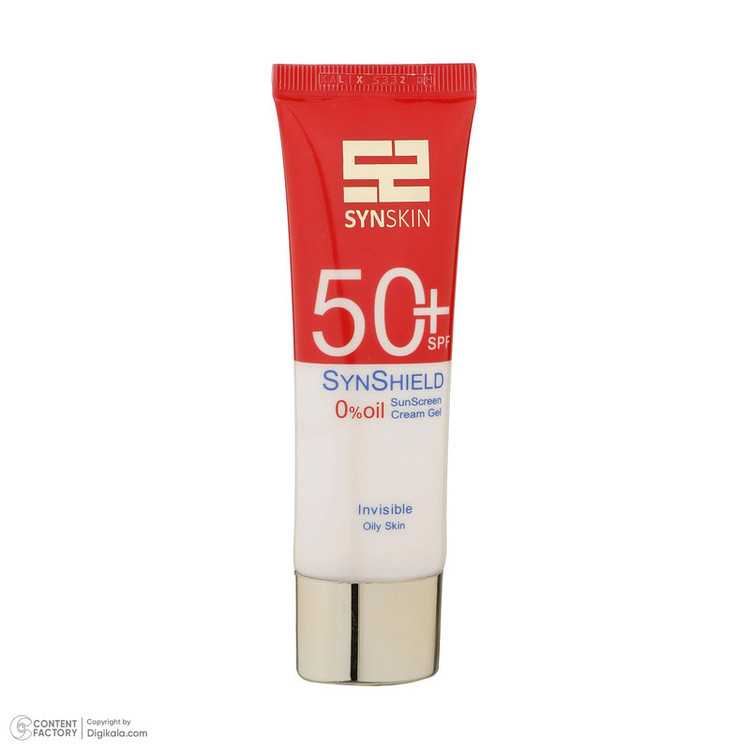 کرم ژل ضدآفتاب ساین اسکین مدل SPF50، مناسب پوستهای چرب، حجم 50 میلیلیتر