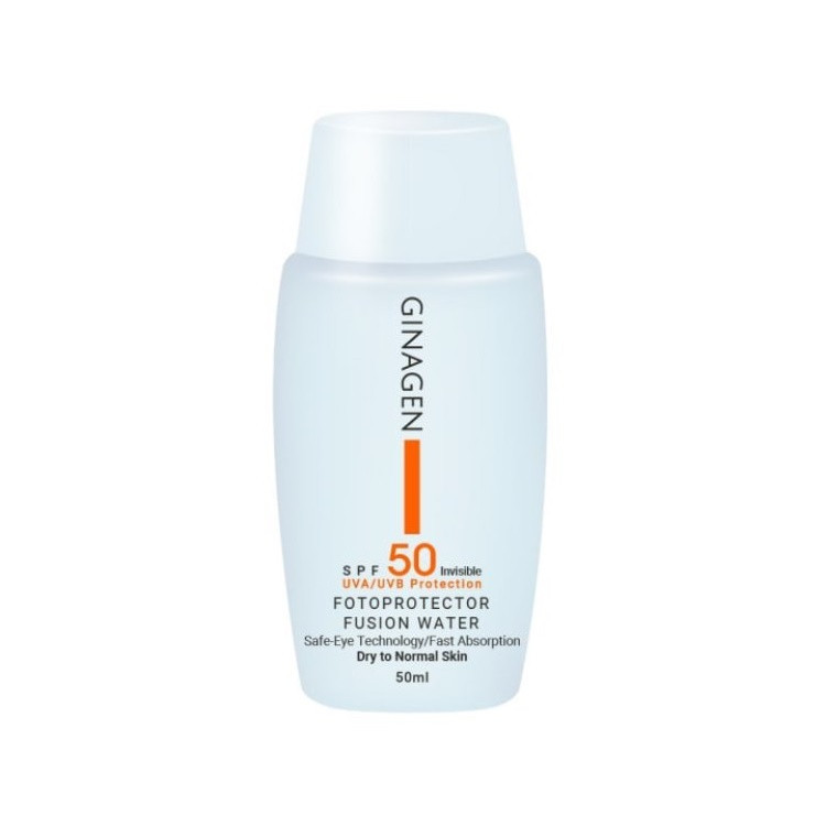 کرم ضدآفتاب بیرنگ ژیناژن مدل SPF50، مناسب پوستهای معمولی و خشک، حجم 50 میلیلیتر