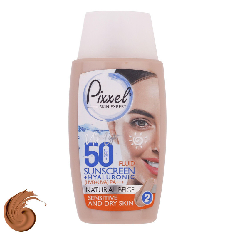 کرم ضدآفتاب پیکسل مدل Natural BEIGE، حجم 50 میلی‌لیتر