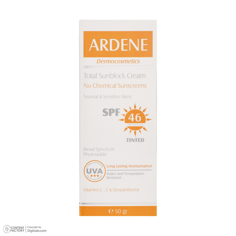 کرم ضدآفتاب رنگی آردن SPF46