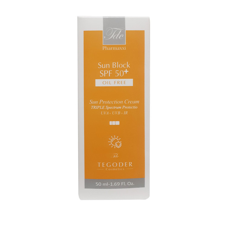 کرم ضد آفتاب بدون رنگ تگودر SPF 50 مدل su0 مناسب پوست چرب و آکنه ای حجم 50 میلیلیتر