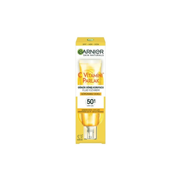 کرم ضد آفتاب بدون رنگ گارنیه SPF 50 مدل Görünmez Doku مناسب انواع پوست حجم 45 میلیلیتر