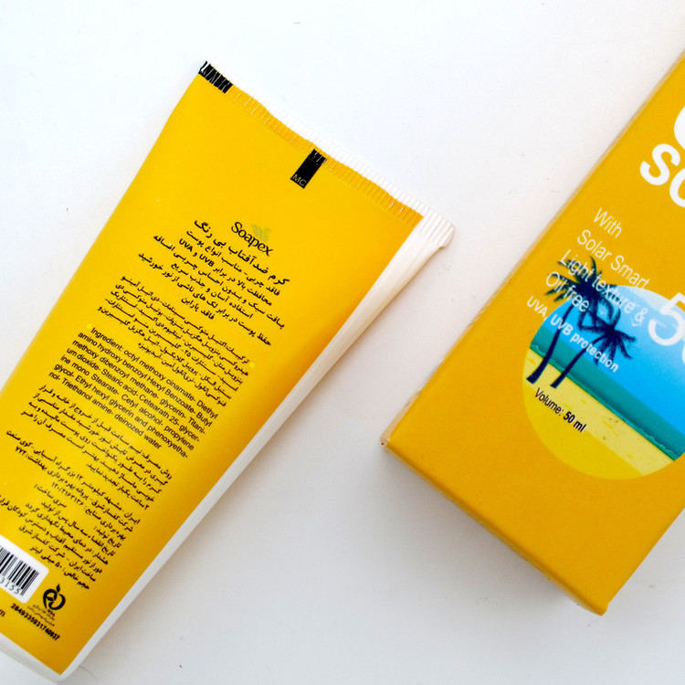 کرم ضد آفتاب و ضد لک بدون رنگ سوپکس SPF50 مدل 2x1 محافظ UVA ،UVB، مناسب انواع پوست حجم 50 میلی لیتر