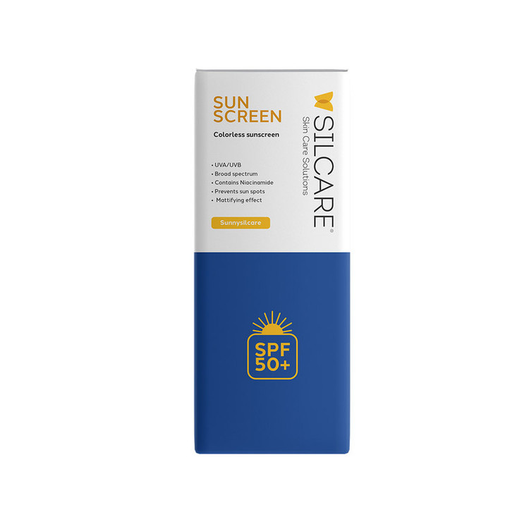 کرم ضد آفتاب بیرنگ دست و صورت و گردن سیلکر SPF 50 مدل Hydrating محافظ UVA و UVB مناسب برای انواع پوست حجم 50 میلیلیتر