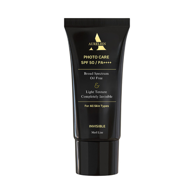 کرم ضدآفتاب بی رنگ اورلین SPF50 مدل photo care حاوی محافظ PA+++ ،UVA ،UVB، فاقد چربی و غیرکمدونزا، مناسب انواع پوست حجم 40 میلیلیتر