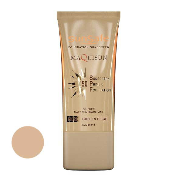 کرم ضد آفتاب رنگی سان سیف، SPF50، مدل NC20، مناسب انواع پوست با تنالیته متوسط و حجم 40 میلیلیتر، محافظتکننده در برابر اشعههای UVA و UVB، دارای فرمولاسیون فاقد چربی، با ماندگاری 2 ساعته