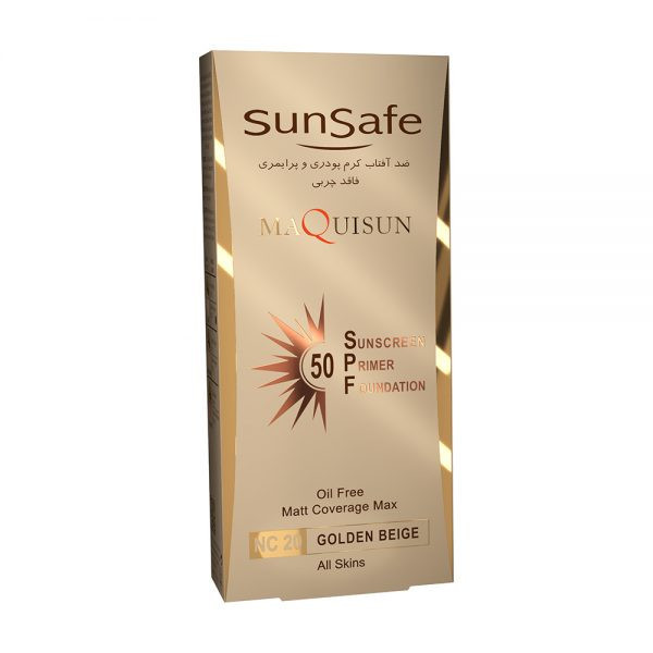 کرم ضد آفتاب رنگی سان سیف، SPF50، مدل NC20، مناسب انواع پوست با تنالیته متوسط و حجم 40 میلیلیتر، محافظتکننده در برابر اشعههای UVA و UVB، دارای فرمولاسیون فاقد چربی، با ماندگاری 2 ساعته