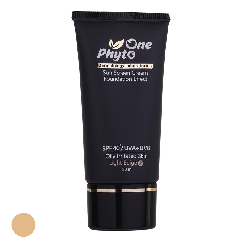 کرم ضد آفتاب رنگی فیتو وان SPF 40 مدل 09 ‌مناسب پوست‌های چرب و حساس حجم 30 میلی‌لیتر