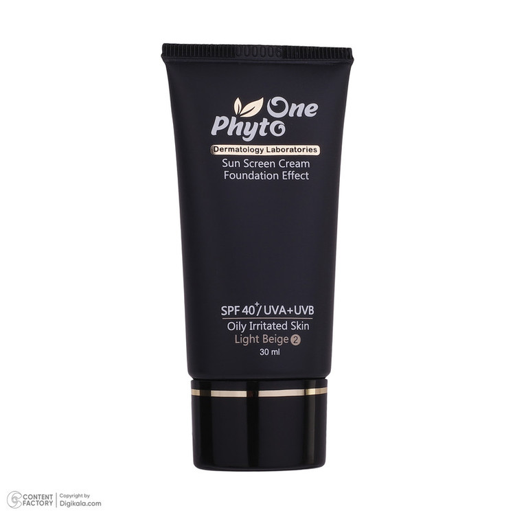 کرم ضد آفتاب رنگی فیتو وان SPF 40 مدل 09 مناسب پوستهای چرب و حساس حجم 30 میلیلیتر