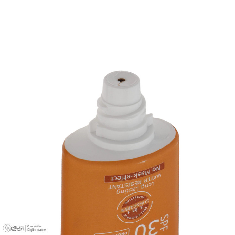 کرم ضد آفتاب رنگی فیس دوکس SPF 30 مدل فوتوزوم محافظ اشعه UVA و UVB، ضد آب، مناسب پوستهای خشک حجم 40 میلیلیتر