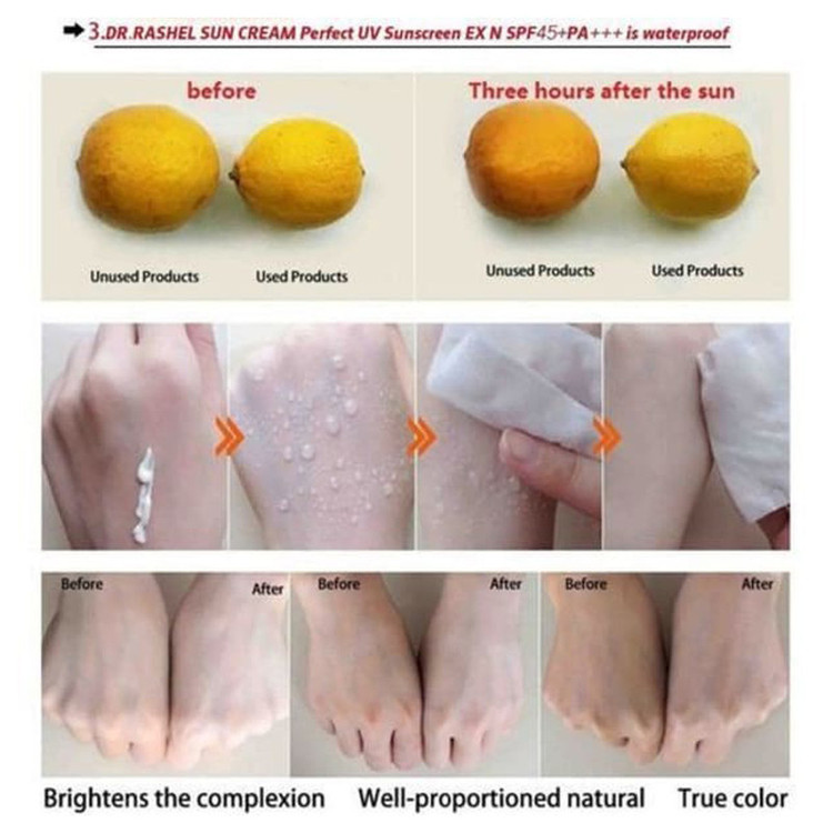 کرم ضد آفتاب بدون رنگ دکتر راشل SPF 75 مدل Anti Ageing مناسب برای انواع پوست حجم 80 میلیلیتر