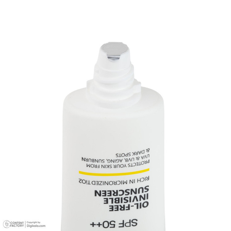 کرم ضد آفتاب بیرنگ صورت روبو بیوتی SPF 50 مدل Niacinamide محافظ UVA،UVB مناسب برای انواع پوست حجم 40 میلی لیتر