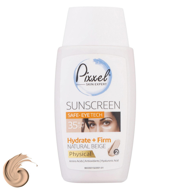 کرم ضدآفتاب رنگی پیکسل SPF35 مدل physical مناسب انواع پوست، حجم 50 میلیلیتر