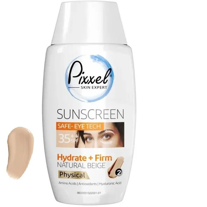 کرم ضدآفتاب رنگی پیکسل SPF35 مدل physical مناسب انواع پوست، حجم 50 میلیلیتر
