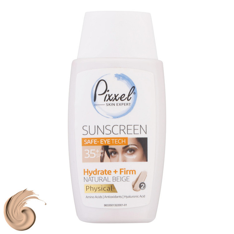 کرم ضدآفتاب رنگی پیکسل SPF35 مدل physical مناسب انواع پوست، حجم 50 میلیلیتر