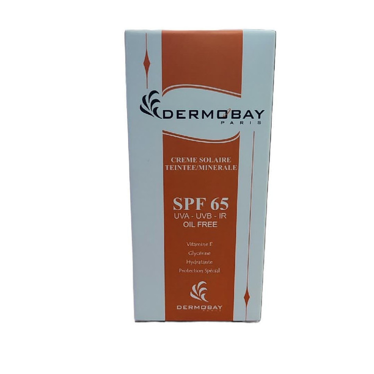 کرم ضد آفتاب رنگی درموبای SPF 65 مدل mineral مناسب انواع پوست حجم 50 میلیلیتر