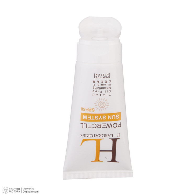کرم ضدآفتاب رنگی اچ ال مدل SPF50 مناسب انواع پوست، حجم 50 میلیلیتر