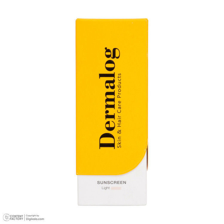 کرم ضد آفتاب رنگی صورت درمالوگ SPF 50 مدل 02 محافظ در برابر اشعه UVA مناسب برای پوست مختلط و چرب حجم 50 میلیلیتر