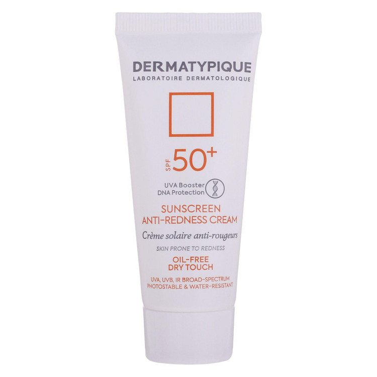 کرم ضد آفتاب بدون رنگ درماتیپیک SPF50 مدل Anti_redness محافط UVB, UVA مناسب انواع پوست حجم 40 میلیلیتر