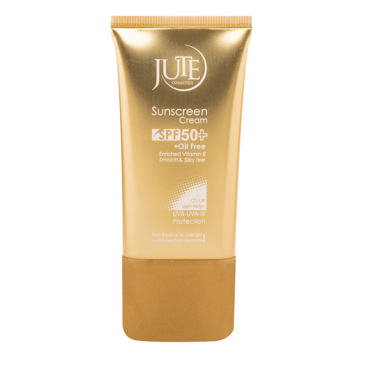 کرم ضد آفتاب رنگی ژوت، SPF 50، مناسب انواع پوست با تنالیته روشن و حجم 40 میلیلیتر، ضد آب، محافظتکننده در برابر اشعههای UVA و UVB، دارای فرمولاسیون فاقد چربی و ویتامین E، با ماندگاری 2 ساعته